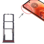 For Motorola Moto G04 10pcs Original SIM Card Tray + SIM Card Tray + Micro SD Card Tray, For Motorola Moto G04(Original), For Motorola Moto G04