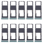 For Motorola Moto G04 10pcs Original SIM Card Tray + Micro SD Card Tray, For Motorola Moto G04(Original)