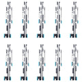 For Sony Xperia 1 VI 10pcs Original Front Housing Adhesive, For Sony Xperia 1 VI