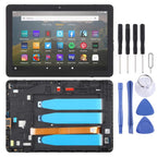 For Amazon Kindle Fire HD 8 12th Gen 2022 R2SP8T LCD Screen Digitizer Full Assembly with Frame, For Amazon Kindle Fire HD 8 12th Gen 2022(with Frame)