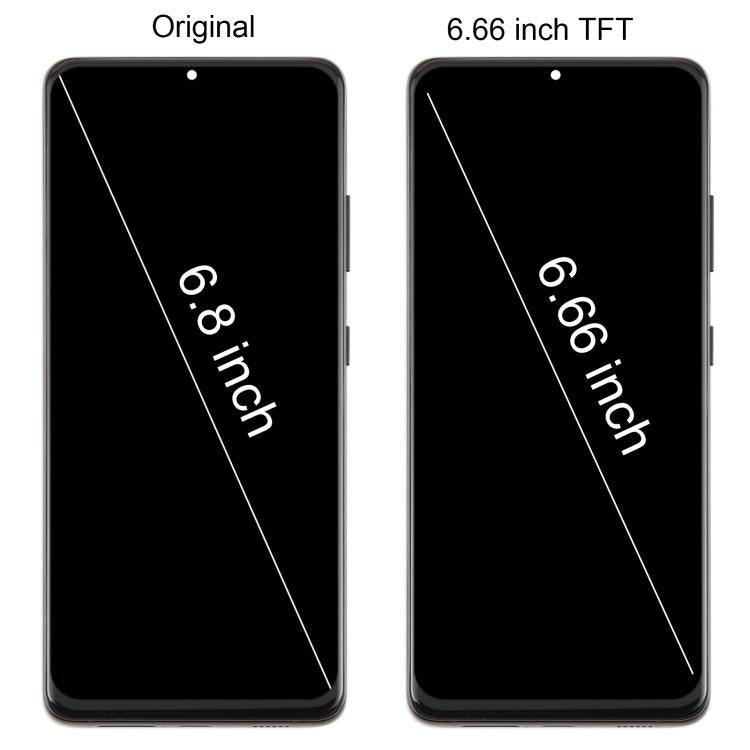 For Samsung Galaxy S21 Ultra SM-G998B 6.66 inch TFT LCD Screen Digitizer Full Assembly with Frame, Not Supporting Fingerprint Identification, For Samsung Galaxy S21 Ultra 6.66 inch(Not Fingerprint)