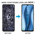 For TCL 40X 5G T609 OEM LCD Screen Digitizer Full Assembly with Frame, For TCL 40 X 5G