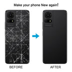 For TCL 50 LE Original Back Cover with Camera Lens Cover, For TCL 50 LE(Original with Camera Lens Frame)