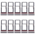 For Motorola Moto G56 10pcs Original SIM Card Tray + Micro SD Card Tray, For Motorola Moto G56