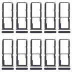 For OPPO A3x 4G CPH2641 10pcs Original SIM Card Tray + SIM Card Tray + Micro SD Card Tray, For OPPO A3x 4G(Original)