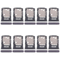 For OPPO Reno12 5G CPH2625 10pcs Original SIM Card Tray + SIM Card Tray / Micro SD Card Tray, For OPPO Reno12 5G (Original)