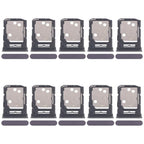 For OPPO Reno12 5G CPH2625 10pcs Original SIM Card Tray + SIM Card Tray / Micro SD Card Tray, For OPPO Reno12 5G (Original)