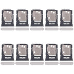For OPPO Reno12 5G CPH2625 10pcs Original SIM Card Tray + SIM Card Tray / Micro SD Card Tray, For OPPO Reno12 5G (Original)
