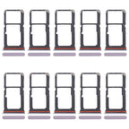 For OPPO A5 Pro 4G CPH2711 10pcs Original SIM Card Tray + SIM Card Tray / Micro SD Card Tray, For OPPO A5 Pro 4G(Original)