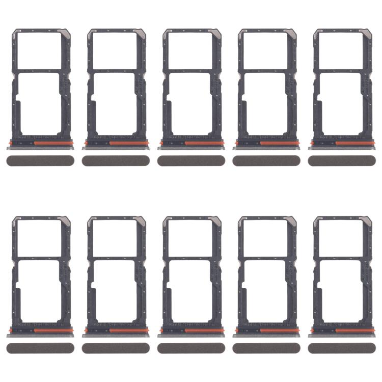 For OPPO A5 Pro 4G CPH2711 10pcs Original SIM Card Tray + SIM Card Tray / Micro SD Card Tray, For OPPO A5 Pro 4G(Original)