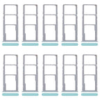 For Realme Note 50 RMX3834 10pcs Original SIM Card Tray + SIM Card Tray + Micro SD Card Tray, For Realme Note 50 (Original)