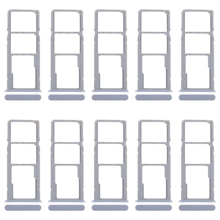 For Realme C53 India RMX3762 10pcs Original SIM Card Tray + SIM Card Tray + Micro SD Card Tray, For Realme C53 India(Original)