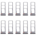 For Realme C75 4G RMX3941 10pcs Original SIM Card Tray + SIM Card Tray + Micro SD Card Tray, For Realme C75 4G(Original)