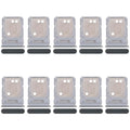 For Realme 12+ 5G RMX3867 10pcs Original SIM Card Tray + SIM Card Tray / Micro SD Card Tray, For Realme 12+ 5G(Original), For Realme 12+ 5G(Original,Light Green)