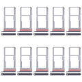 For Realme 13 5G RMX3951 10pcs Original SIM Card Tray + SIM Card Tray / Micro SD Card Tray, For Realme 13 5G(Original)
