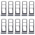 For Realme C65 4G RMX3910 10pcs Original SIM Card Tray + SIM Card Tray + Micro SD Card Tray, For Realme C65 4G(Original)