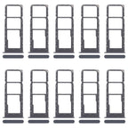 For Realme C65 4G RMX3910 10pcs Original SIM Card Tray + SIM Card Tray + Micro SD Card Tray, For Realme C65 4G(Original)