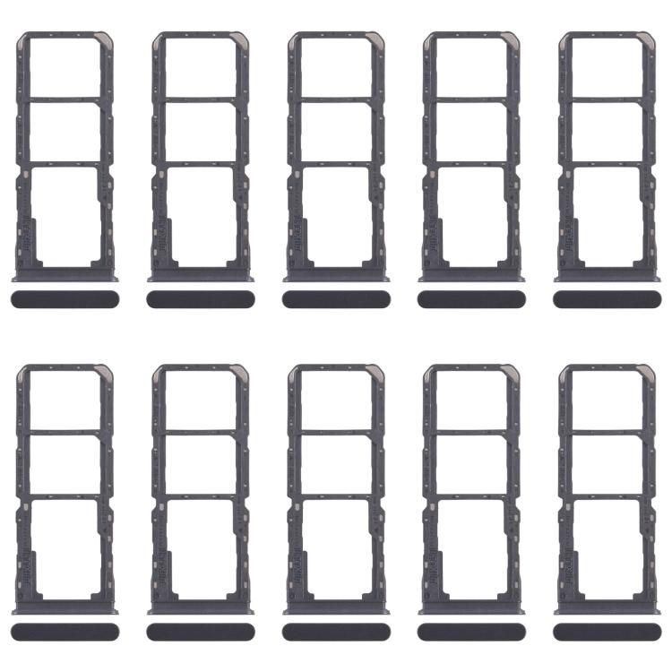 For Realme 11 5G RMX3780 10pcs Original SIM Card Tray + SIM Card Tray + Micro SD Card Tray, For Realme 11 5G(Original)