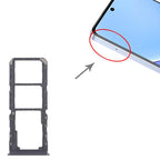 For Realme 11 5G RMX3780 10pcs Original SIM Card Tray + SIM Card Tray + Micro SD Card Tray, For Realme 11 5G(Original)