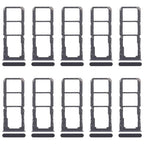 For Realme 11x 5G RMX3785 10pcs Original SIM Card Tray + SIM Card Tray + Micro SD Card Tray, For Realme 11x 5G(Original)