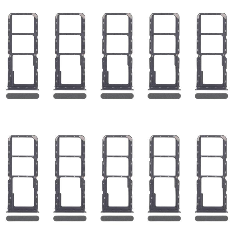 For Realme C67 4G RMX3890 10pcs Original SIM Card Tray + SIM Card Tray + Micro SD Card Tray, For Realme C67 4G(Original), For Realme C67 4G(Original,Light Green)