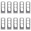 For Realme C67 4G RMX3890 10pcs Original SIM Card Tray + SIM Card Tray + Micro SD Card Tray, For Realme C67 4G(Original), For Realme C67 4G(Original,Light Green)