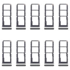 For Realme C67 4G RMX3890 10pcs Original SIM Card Tray + SIM Card Tray + Micro SD Card Tray, For Realme C67 4G(Original), For Realme C67 4G(Original,Light Green)