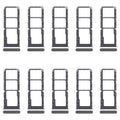 For Realme 12 Lite 4G 10pcs Original SIM Card Tray + SIM Card Tray + Micro SD Card Tray, For Realme 12 Lite 4G(Original,Dark Green), For Realme 12 Lite 4G(Original)