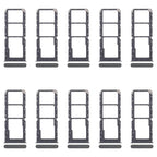 For Realme 12 Lite 4G 10pcs Original SIM Card Tray + SIM Card Tray + Micro SD Card Tray, For Realme 12 Lite 4G(Original,Dark Green), For Realme 12 Lite 4G(Original)