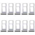 For Realme 12 4G RMX3871 10pcs Original SIM Card Tray + SIM Card Tray / Micro SD Card Tray, For Realme 12 4G(Original)