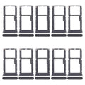 For Realme 10 Pro 5G RMX3663 RMX3660 RMX3661 10pcs Original SIM Card Tray + SIM Card Tray / Micro SD Card Tray, For Realme 10 Pro 5G(Original)