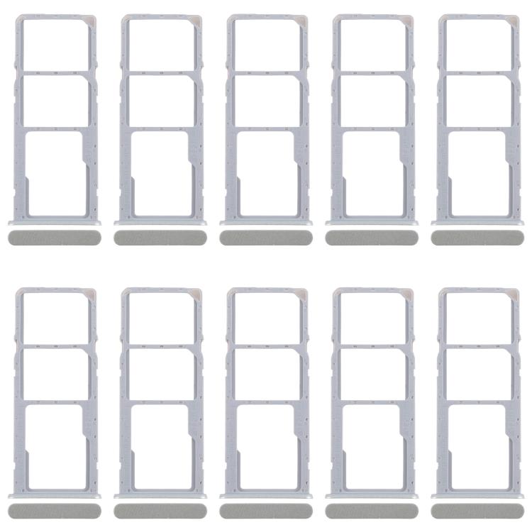 For Realme C63 5G RMX3950 10pcs Original SIM Card Tray + SIM Card Tray + Micro SD Card Tray, For Realme C63 5G(Original)