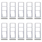 For Realme C63 4G 10pcs Original SIM Card Tray + SIM Card Tray + Micro SD Card Tray, For Realme C63 4G(Original)