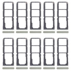 For Realme C67 5G 10pcs Original SIM Card Tray + SIM Card Tray + Micro SD Card Tray, For Realme C67 5G(Original)