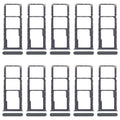 For Realme C61 4G RMX3939 RMX3930 10pcs Original SIM Card Tray + SIM Card Tray + Micro SD Card Tray, For Realme C61 4G(Original)