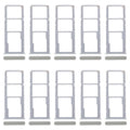 For Realme C61 India 4G RMX3933 10pcs Original SIM Card Tray + SIM Card Tray + Micro SD Card Tray, For Realme C61 India 4G(Original)