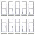 For Realme C61 India 4G RMX3933 10pcs Original SIM Card Tray + SIM Card Tray + Micro SD Card Tray, For Realme C61 India 4G(Original)