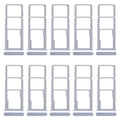 For Realme Narzo N63 4G 10pcs Original SIM Card Tray + SIM Card Tray + Micro SD Card Tray, For Realme Narzo N63 4G(Original)