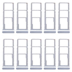 For Realme Narzo N63 4G 10pcs Original SIM Card Tray + SIM Card Tray + Micro SD Card Tray, For Realme Narzo N63 4G(Original)