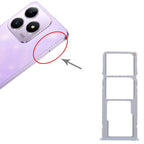 For Realme Narzo N63 4G 10pcs Original SIM Card Tray + SIM Card Tray + Micro SD Card Tray, For Realme Narzo N63 4G(Original)