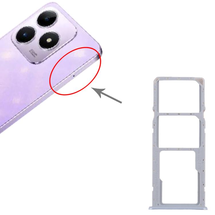 For Realme Narzo N63 4G 10pcs Original SIM Card Tray + SIM Card Tray + Micro SD Card Tray, For Realme Narzo N63 4G(Original)