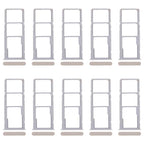 For Realme Narzo N53 4G 10pcs Original SIM Card Tray + SIM Card Tray + Micro SD Card Tray, For Realme Narzo N53 4G (Original)