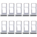 For Realme 12x 5G RMX3997 10pcs Original SIM Card Tray + SIM Card Tray / Micro SD Card Tray, For Realme 12x 5G (Original)
