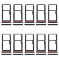 For Xiaomi Redmi 13 5G 10pcs SIM Card Tray + SIM Card Tray / Micro SD Card Tray, For Xiaomi Redmi 13 5G