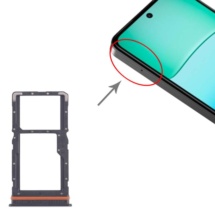 For Xiaomi Redmi 13 4G 10pcs SIM Card Tray + SIM Card Tray / Micro SD Card Tray, For Xiaomi Redmi 13 4G