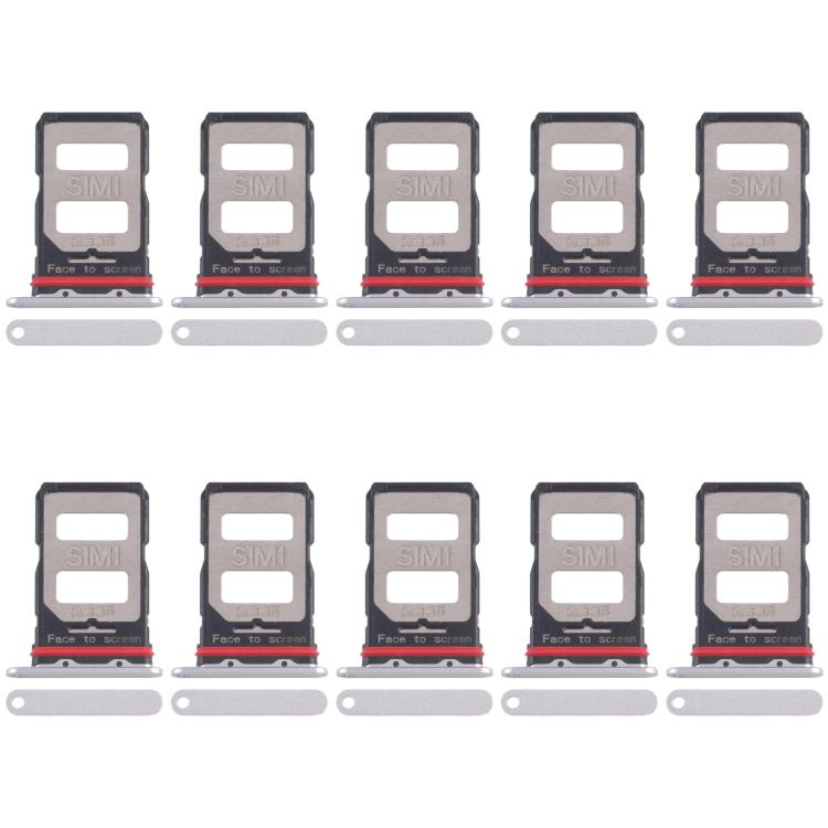 For Xiaomi Poco F6 Pro 10pcs SIM Card Tray + SIM Card Tray, For Xiaomi Poco F6 Pro