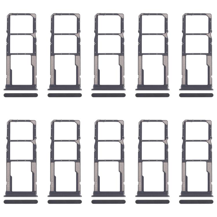 For Xiaomi Poco C75 10pcs Original SIM Card Tray + SIM Card Tray + Micro SD Card Tray, For Xiaomi Poco C75