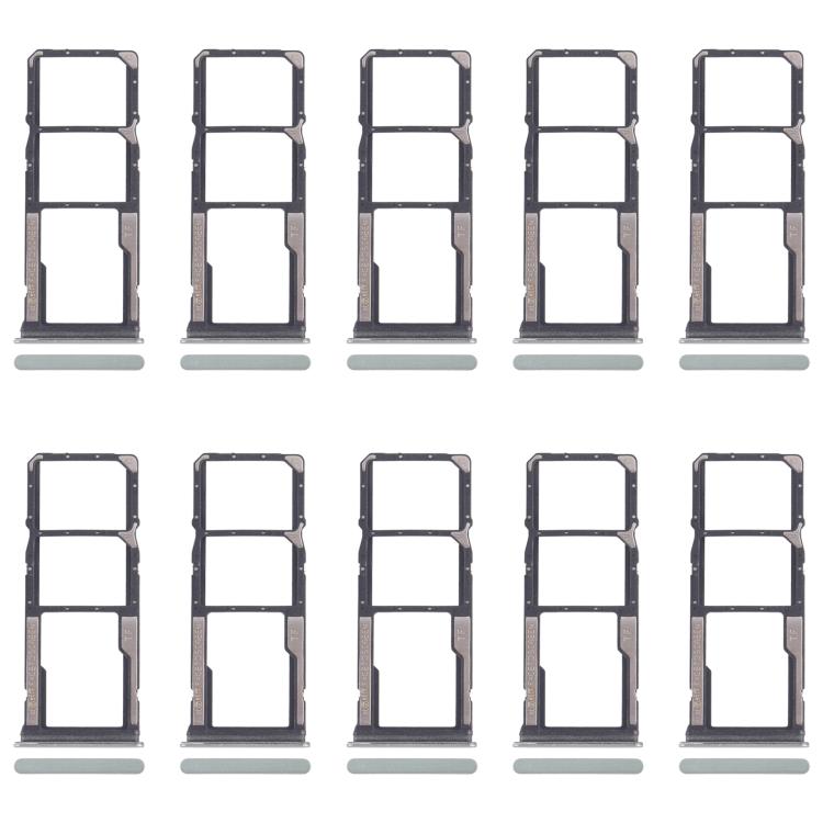 For Xiaomi Poco C75 10pcs Original SIM Card Tray + SIM Card Tray + Micro SD Card Tray, For Xiaomi Poco C75