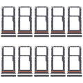 For Xiaomi Poco M6 Plus 10pcs Original SIM Card Tray + SIM Card Tray / Micro SD Card Tray, For Xiaomi Poco M6 Plus