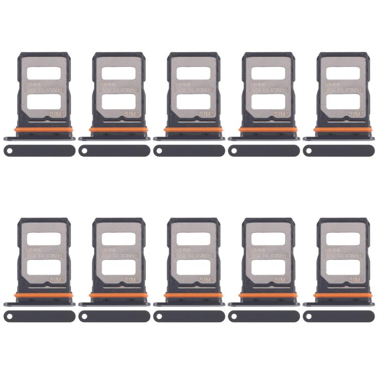 For Xiaomi Redmi K70 Ultra 10pcs SIM Card Tray + SIM Card Tray, For Xiaomi Redmi K70 Ultra